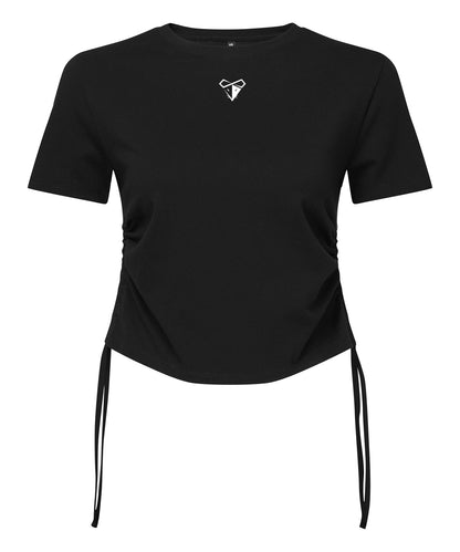 GymRats Signature Ruched Crop Top